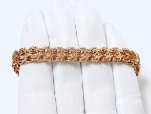 Золотой браслет плетение Рамзес МАГНАТ МРамзес Б100 фото